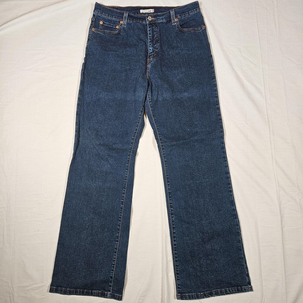 Y2K Levis 512 Perfectly Slimming Jeans Womens 16M 32x32 Blue Bootcut High Rise